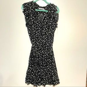 Suzy Shier Floral Black Dress Size 1X Plus
